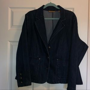 Seven Luxe Jean Blazer 22/24 Lane Bryant